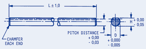 Racks - Machined Metric Round Less Mounting Holes