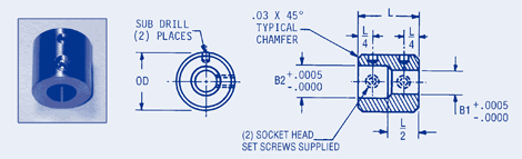 Precision Sleeve Coupling, Coaxial