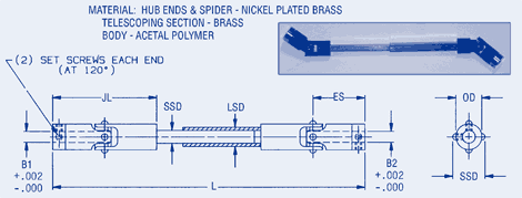 Telescopic Universal Joint