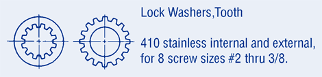 Fastener Assortment Kits - Lock Washers, Tooth