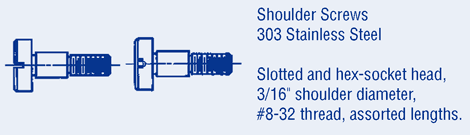 Fastener Assortment Kit - Shoulder Screws