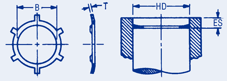 Bearing Retainer- Steel - Internal Series