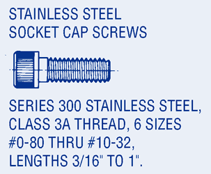 Fastener Assortment Kit-Socket Cap Screw