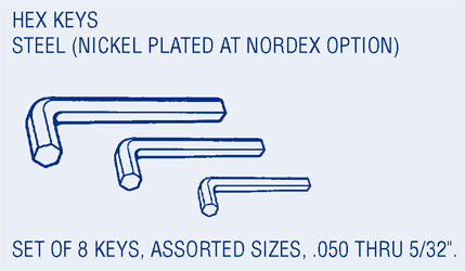 Fastener Assortment Kit-Hex Keys