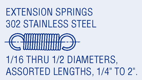 Fastener Assortment Kits-Extension Springs