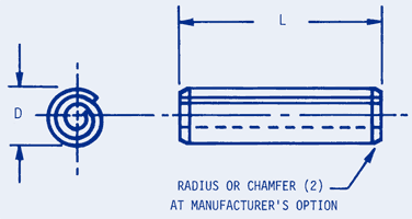 Spirol Pins-Standard Duty Inch & Metric