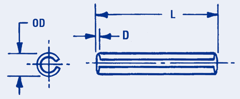 Spring Pins - Metric