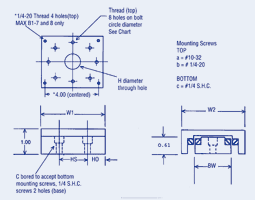 Hi-Precision Crossed Roller Slide 88-120 lbs. Load Capacity