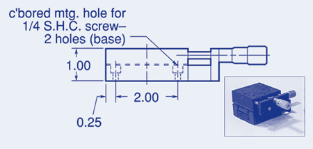 Linear Translation Stages Longer Mounting Surfaces - Single