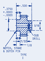 32 Pitch-120 Pitch-1/8 Bore Type I