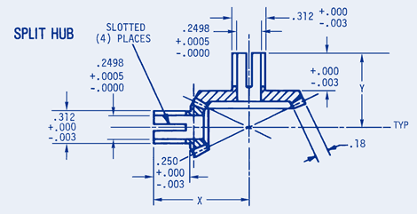 Miter & Bevel Gears-Split Hub-Broken sets-48 Pitch